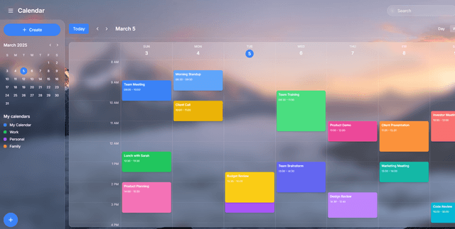 Calendar management tool