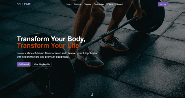 Fitness Website